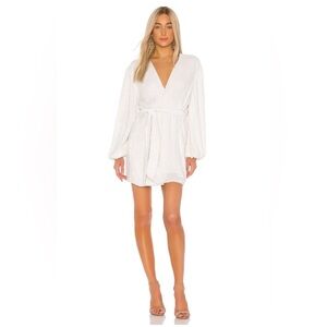 Retrofete White Long Sleeve Dress